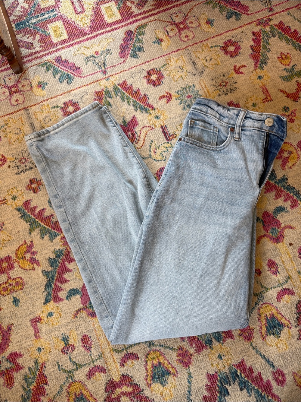 Old Navy Light Blue Straight Leg Jeans